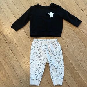 Cat & Jack Baby Boy Halloween Ghost Outfit